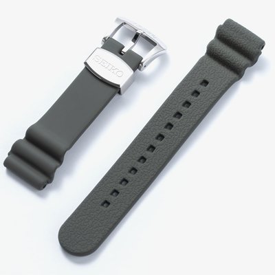 Seiko Green Sub-Aqua Accordion Silicone 22mm Watch Strap R02F019J0