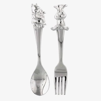 Disney Winnie The Pooh Silver Plated Cutlery Set Gift DI123