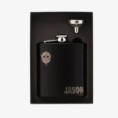Warner Bros Friday 13th 6oz Hip Flask Gift Set WB567