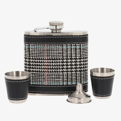 Shudehill Tweed 6oz Hipflask & 2 Cups Set 56461