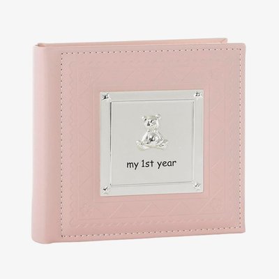 My First Year Pink Baby Photo Album 77803