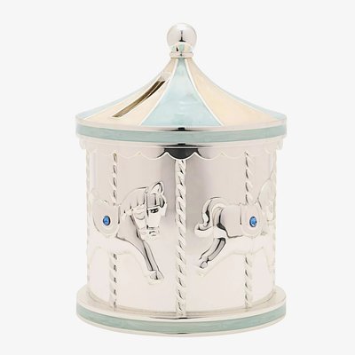 Bambino Blue Carousel Money Box Accessory CG1920B