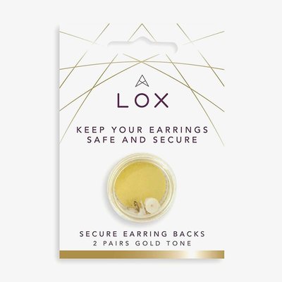 Connoisseurs Lox Gold Tone Earring Backs LOX 2GE
