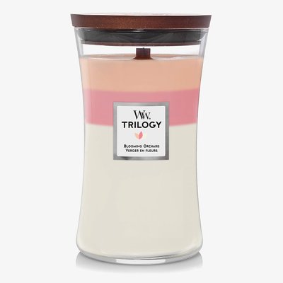 WoodWick Blooming Orchid Trilogy Large Hourglass Candle 1728632E