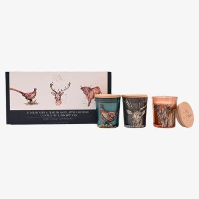 Mini Candles Set Of 3 -The Highlands MH1175