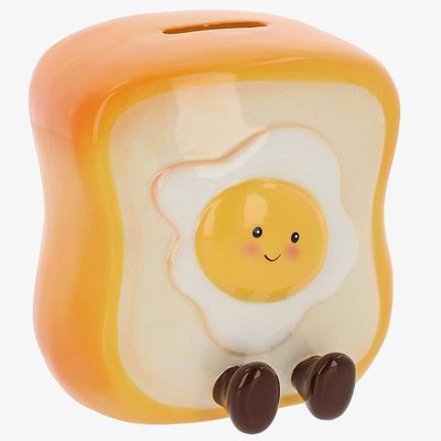 Ceramic Egg On Toast Money Box 361232