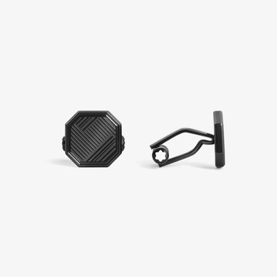Montblanc StarWalker Extreme Black Steel Cufflinks 135973