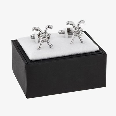 Equilibrium Silver Plated Golf Cufflinks 279764