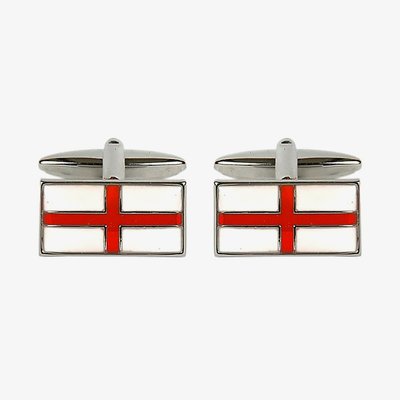 St. George Cross Flag Cufflinks 90-4421