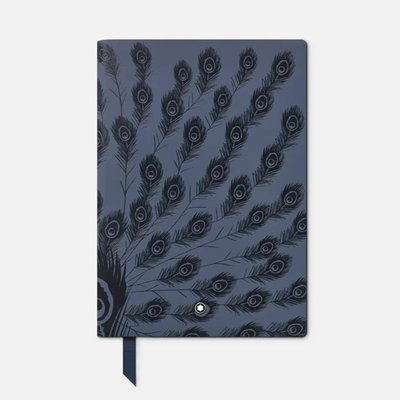 Montblanc Writers Edition Jane Austen Peacock Feather Lined Leather Notebook 132991