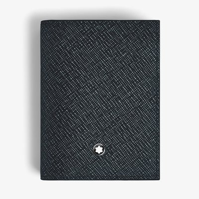Montblanc Sartorial Tweed Blue Leather 4CC Card Holder