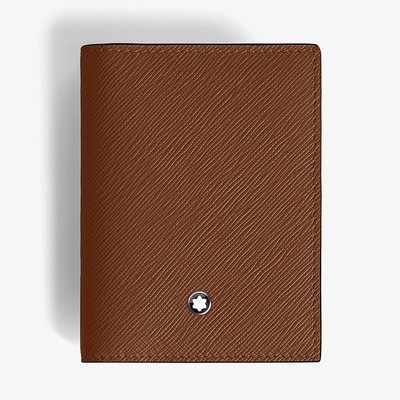 Montblanc Sartorial Fauve Leather 4CC Card Holder 220393