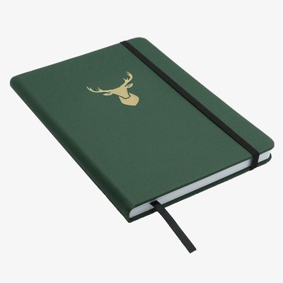Green Stag Embossed A5 Notebook NB-02