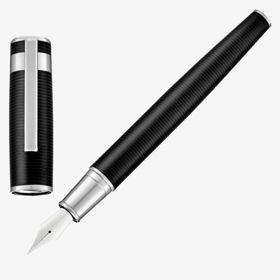 BOSS Arche Horizon Black Fountain Pen HSP6542A