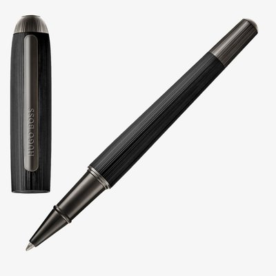 BOSS Contour Pinstripe Black Rollerball Pen HSV6765A