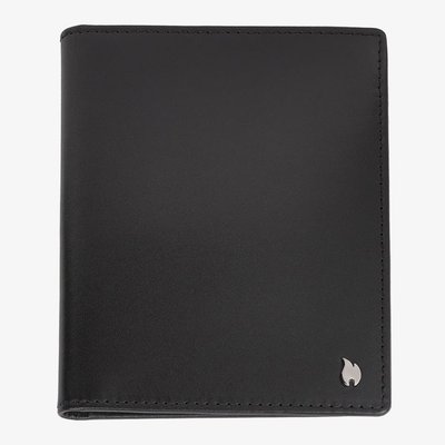 Zippo Signature Black Leather Card Holder Wallet 2007992