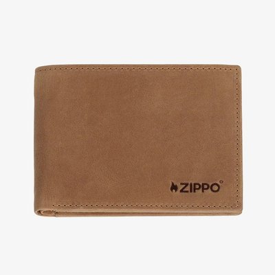 Zippo Vintage Brown Leather Wallet