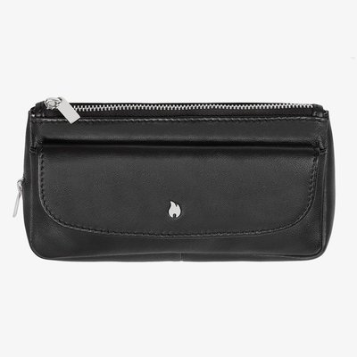 Zippo Black Leather Pipe Pouch