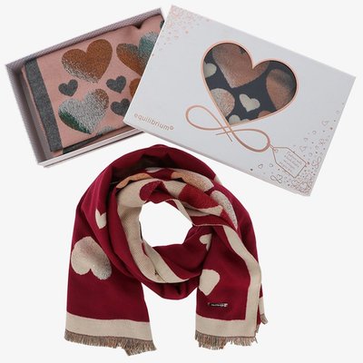 Equilibrium Ladies Pretty Hearts Boxed Scarf 349903