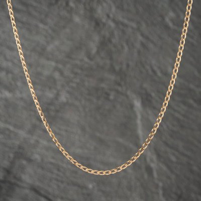 Second Hand 9ct Yellow Gold 19 Inch Curb Chain