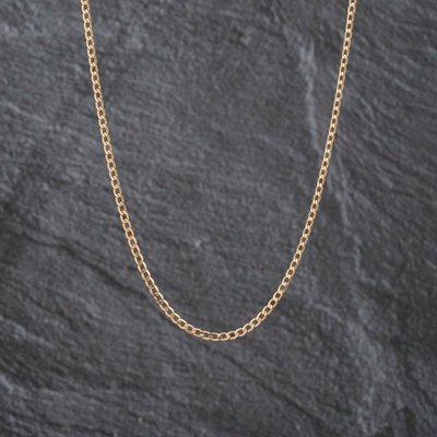 Second Hand 9ct Yellow Gold 18 Inch Curb Chain