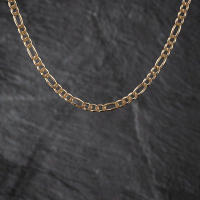 Second Hand 9ct Yellow Gold 16 Inch Figaro Chain 41041896