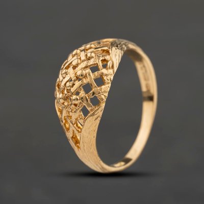 Second Hand 9ct Yellow Gold Fancy Dress Ring 41104653
