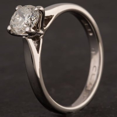 Second Hand 18ct White Gold 0.55ct Diamond Ring 41482502