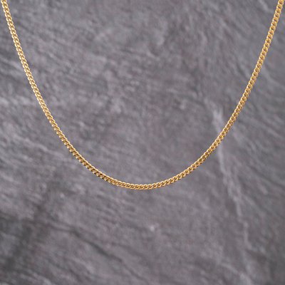 Second Hand 9ct Yellow Gold 18 Inch Curb Chain 41162268