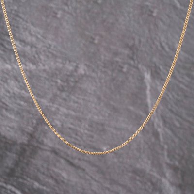 Second Hand 9ct Yellow Gold 21 Inch Curb Chain 41162269