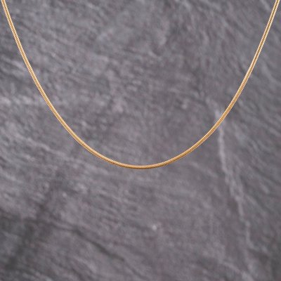 Second Hand 9ct Yellow Gold 16 Inch Snake Chain 41162275