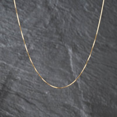 Second Hand 18ct Yellow Gold 16 Inch Box Chain 41162407