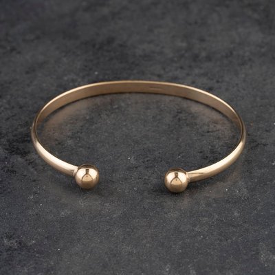 Second Hand 9ct Yellow Gold Torque Bangle 41211447