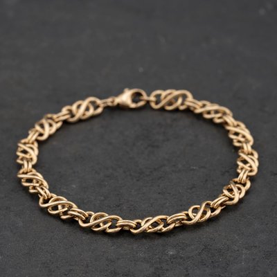 Second Hand 9ct Yellow Gold 7.5 Inch Celtic Bracelet 41281907