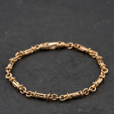 Second Hand 9ct Yellow Gold 7.5 Inch Fancy Bracelet 41281909