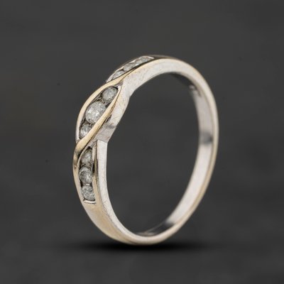 Second Hand 9ct White Gold 0.33ct Diamond Fancy Dress Ring 41384772