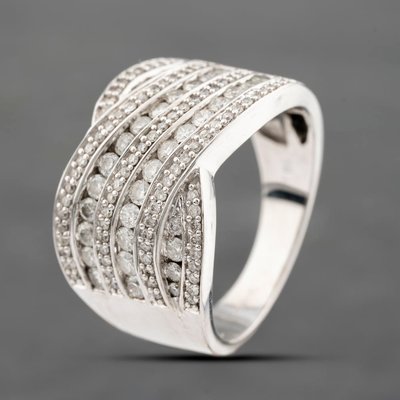 Second Hand 18ct White Gold 1.00ct Diamond Dress Ring 41482314