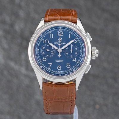 Second Hand Breitling Duograph Watch AB1510