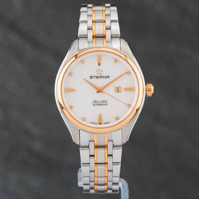 Second Hand Eterna Avant-Garde Diamond Dot Dial Watch 2946.53
