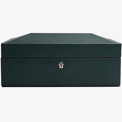 WOLF British Racing Green 8 Piece Watch Box 792641