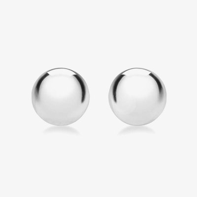 Sterling Silver 8mm Ball Stud Earrings
