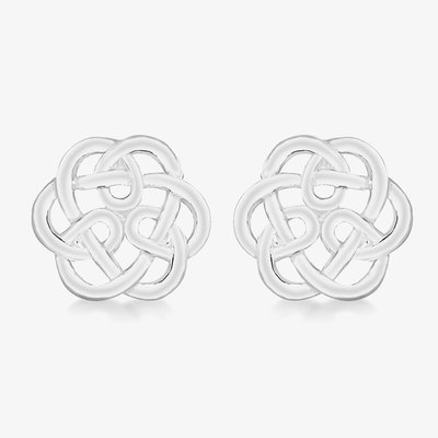 Sterling Silver 9mm Celtic Knot Stud Earrings