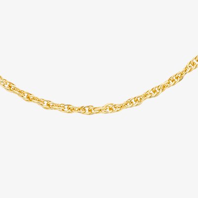 9ct Yellow Gold 46cm Fine Prince of Wales Chain Necklace
