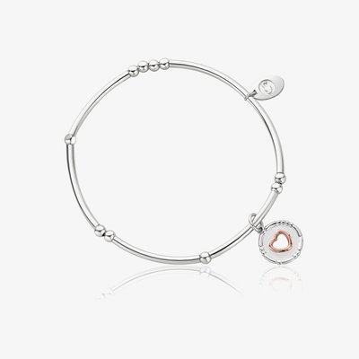 Clogau Cariad Morse Code Affinity Bracelet 17-18cm 3SBB100 (GWP)