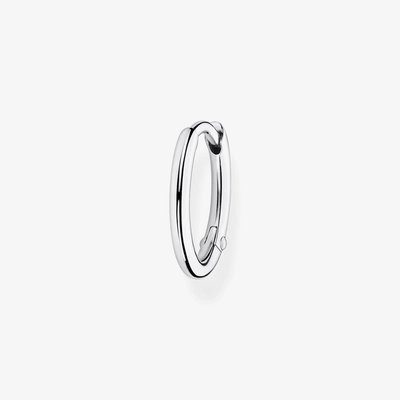 Silver 15mm Single Hoop Earring CR661-001-21