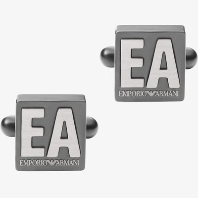 Mens New Logo Stainless Steel Cufflinks