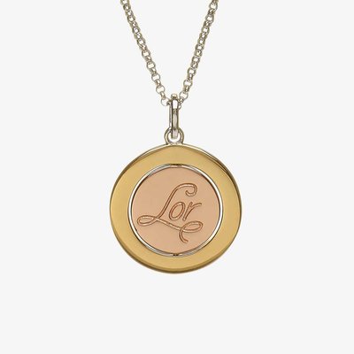 House Of Lor Silver Two Tone Pendant