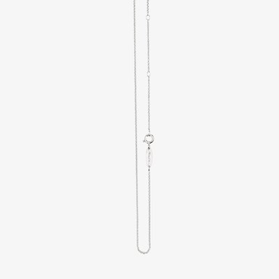 Silver 42cm Mini Square Belcher KE1106-001-12-L42V
