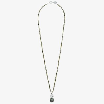 SENCE Bernadette Labradorite Crown Pendant