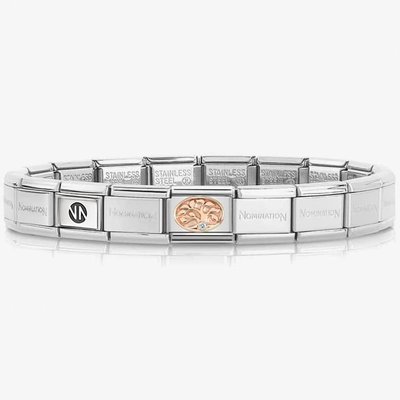 Nomination CLASSIC Rose Gold Tree Of Life With Stones Bracelet 430305/12